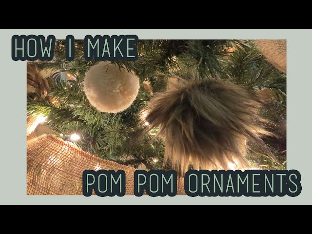 DIY Multicolored Pom Pom Ornaments ⋆ Dream a Little Bigger