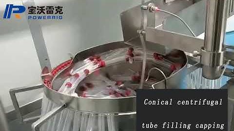Reagent tube filling capping machine