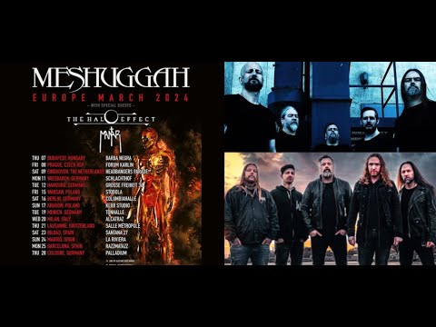 Meshuggah announce European tour w/ The Halo Effect (ex-In Flames) and Mantar