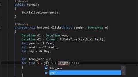How to calculate an age based on a birthday? c#