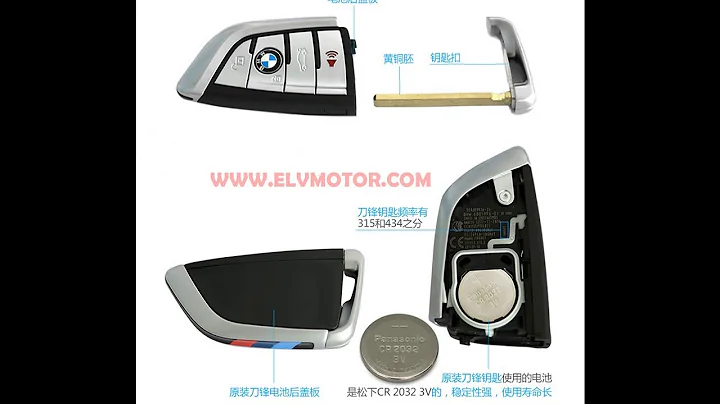 BMW Smart Remote key Fob 4 Button 433Mhz 315Mhz for BMW F Series X5 X6 CAS4+/FEM BMW KEY