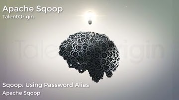 Apache Sqoop: Using Password Alias