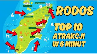 10 atrakcji na Rodos, które musisz zobaczyć w 6 minut!