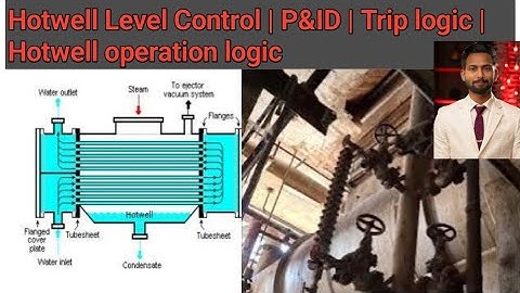 hotwell level control | P&ID | trip logic | hotwell operation logic