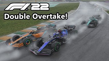 Double Overtake in the Wet! | F1 22