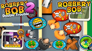 Robbery Bob - Prison vs Robbery Bob 2 Gameplay Walkthrough Ep 27