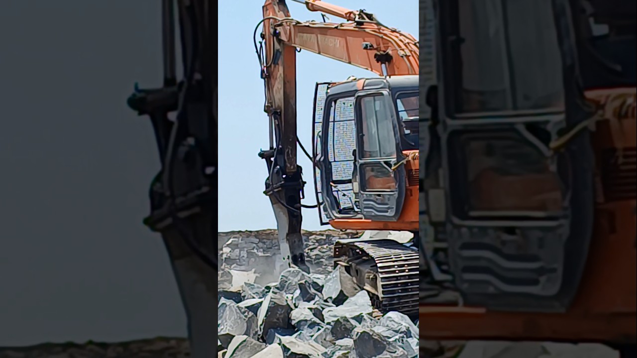 ⚡️Tata Hitachi Breaker Working P2 