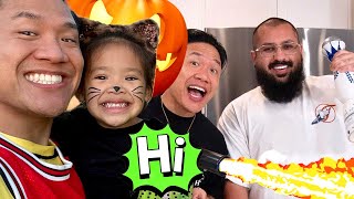 Veyda's First Time TRICK or TREATING | Very Drunk Cooking with Tim