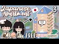 NEW Japanese APARTMENT FREE Design Toca Boca House Ideas House Design TocaLifeWorld Makeover 
