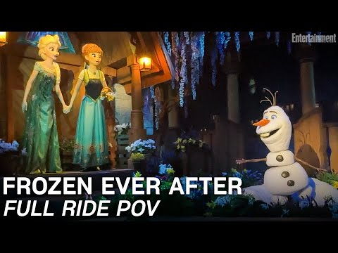 Frozen ever after full ride pov at hong kong disneyland | entertainment weekly