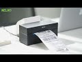 Nelko bluetooth thermal shipping label printer