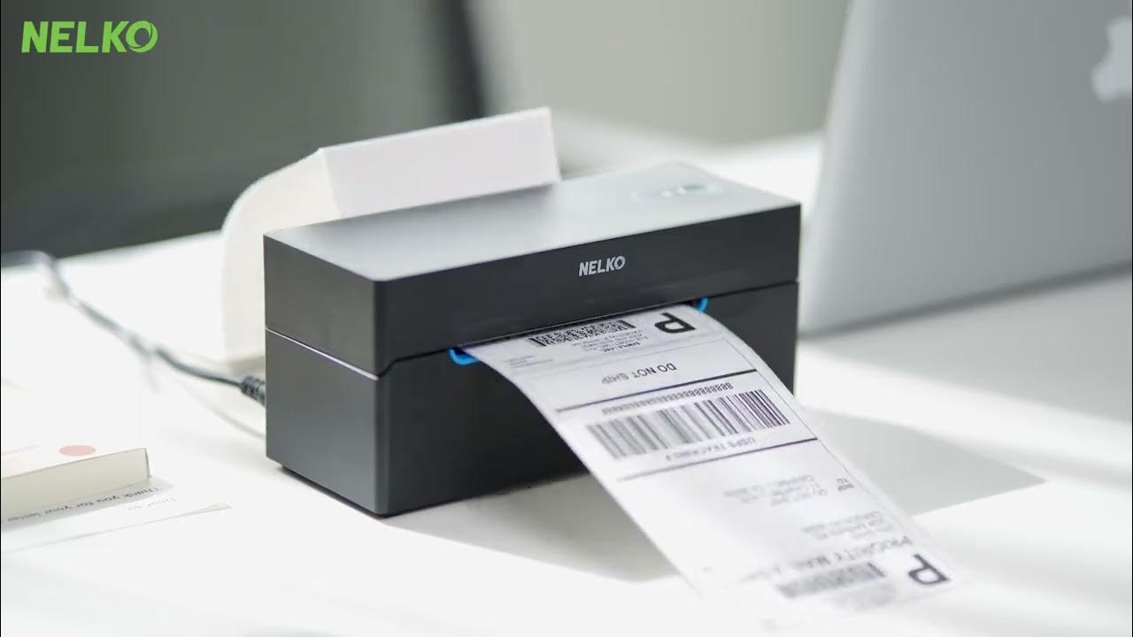 Nelko bluetooth thermal shipping label printer youtube