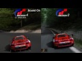 Gran turismo 3 vs gran turismo 4 trial mountain comparison