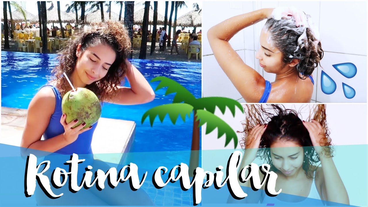 MINHA ROTINA CAPILAR NAS FÉRIAS - CACHOS PERFEITOS