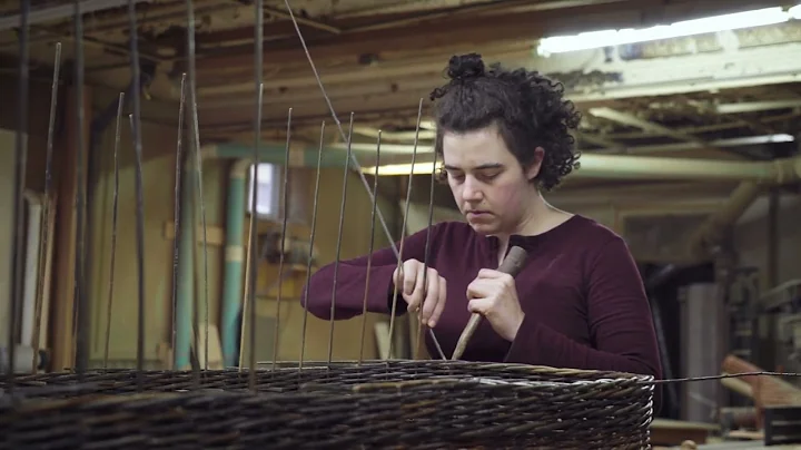Mary Fraser Willow Coffin Weaving
