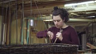 Mary Fraser Willow Coffin Weaving