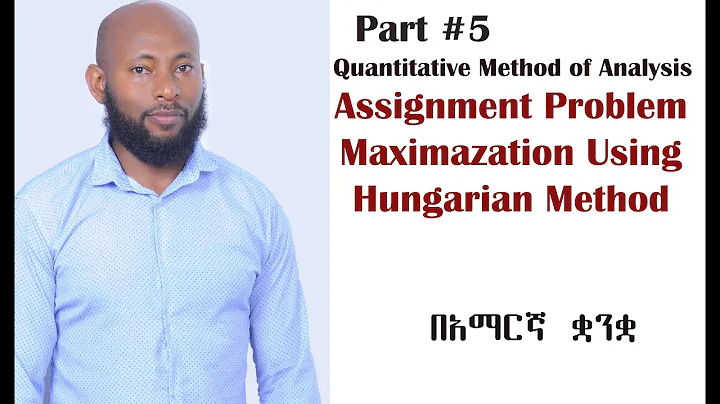 Assignment problem maximization using Hungarian method