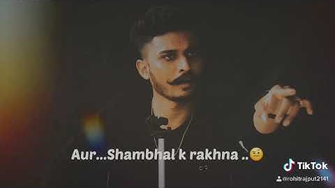 Rohit Rajput short TikTok videos - wo mere pyar ki zamanat he