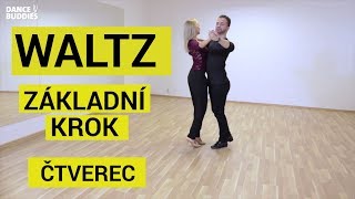 Waltz - základní krok - čtverec | Dancebuddies Online taneční