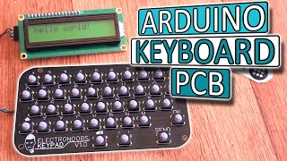 Keyboard PCB | Serial output | Alphabet Numbers Signs