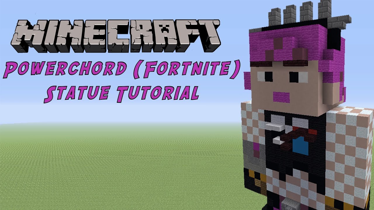 Minecraft Tutorial Power Chord Fortnite Battle Royale Statue Youtube Minecraft Tutorial Power Chord Fortnite Battle Royale Statue Youtube