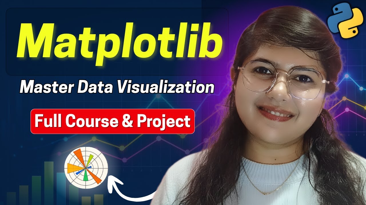 Matplotlib Full Course in Python | Data Visualization for Data Science & ML | Beginner to Advanced