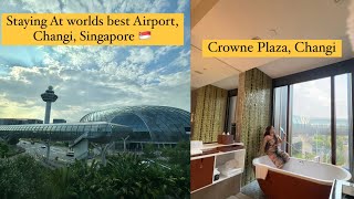 Staying at worlds Best Airport, Changi Singapore 🇸🇬 | Changi Vlog | Kolin Pilot |