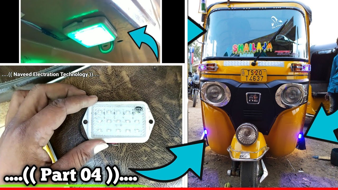 Extra LED Head Light For BS6 Bajaj Auto