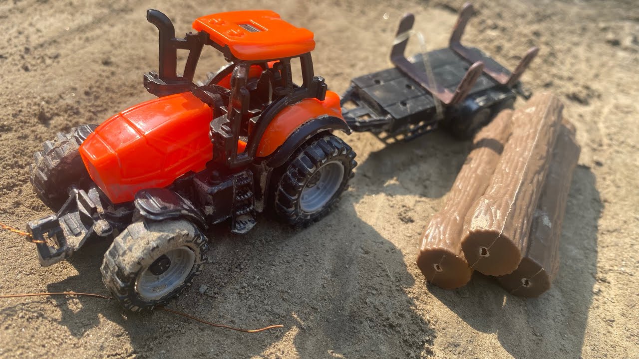 Farm tractor LAKDI loding Bacho wale cartoon 🚜🚜🚜🚜🚜🚜🚜🚜🚜🚜 YouTube