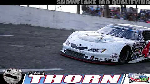 2021 Snowflake 100 PLM qualifying, Derek Thorn