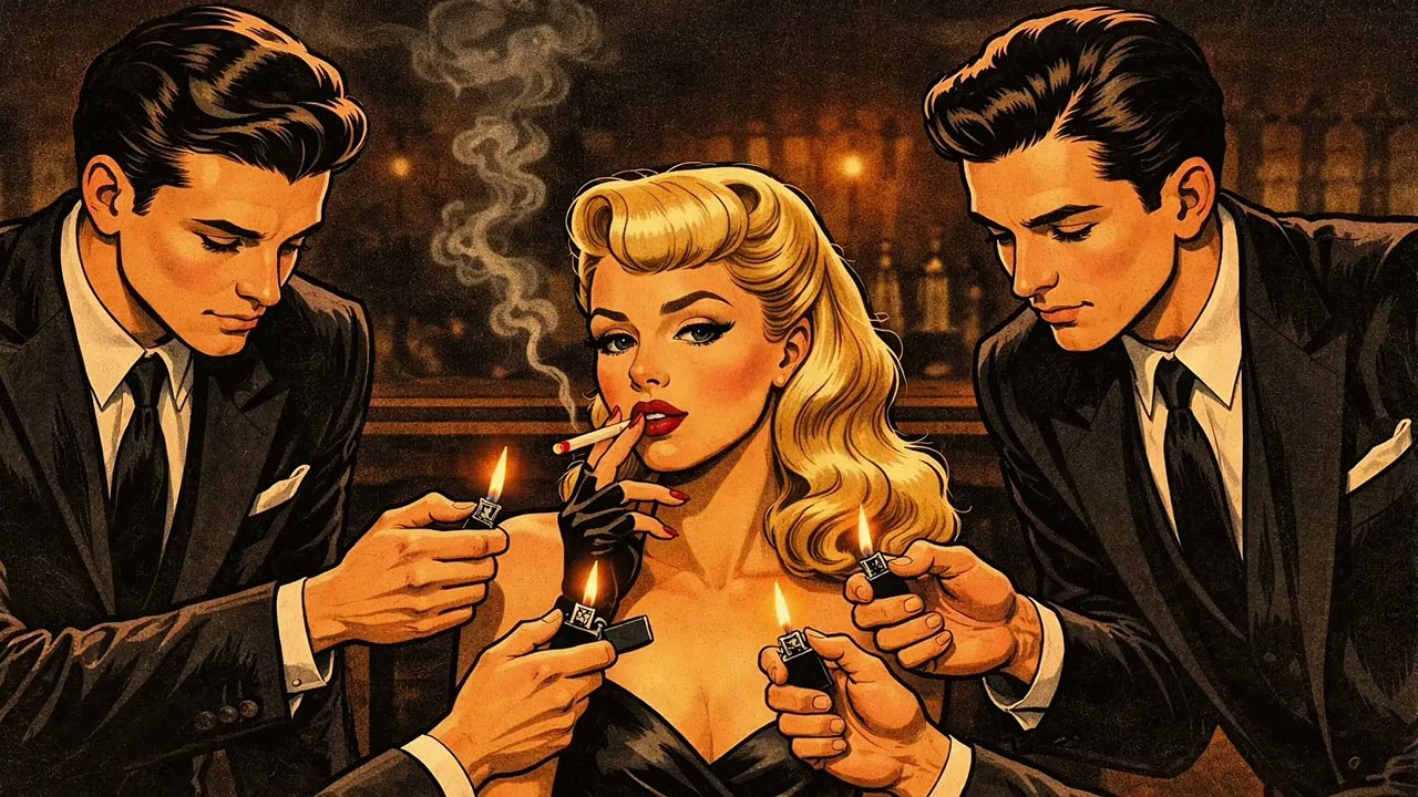 1940s Night Jazz Cafe 🎷Winter Midnight Lounge Atmosphere | Vintage Instrumentals