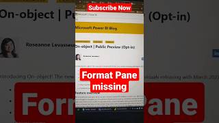 On object formatting in Power BI by taik18