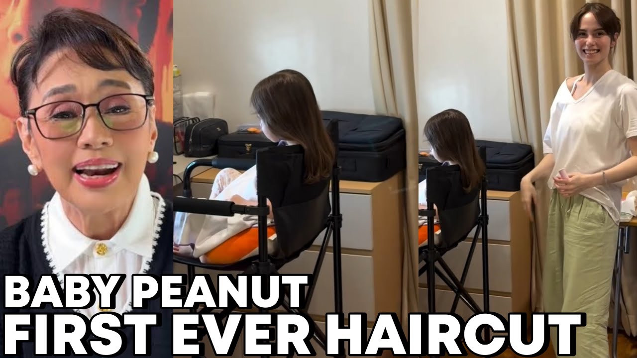 REAKSYON ni Lola Vilma Santos sa FIRST EVER HAIRCUT ng Kanyang APO nasi Baby Peanut Gupit ni Jessy❤️
