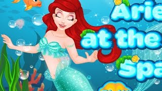 Disney princess ARIEL AT THE SEA SPA - Games for girls screenshot 3