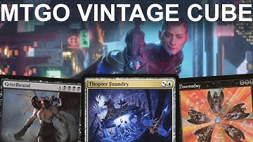 THOPTER REANIMATOR! MTGO Vintage Cube Grixis ThopterSword Combo, Reanimator, Doomsday, oh my! MTG