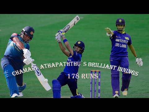 චමරි අතපත්තුගේ ලකුණු 178 දැවැන්ත ඉනිම - Chamari Athapaththu&#39;s brilliant inning