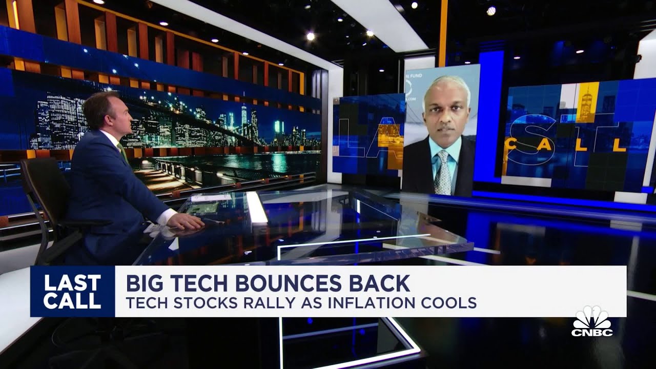 Big Tech bounces back: Tech stocks rally as inflation cools - YouTube