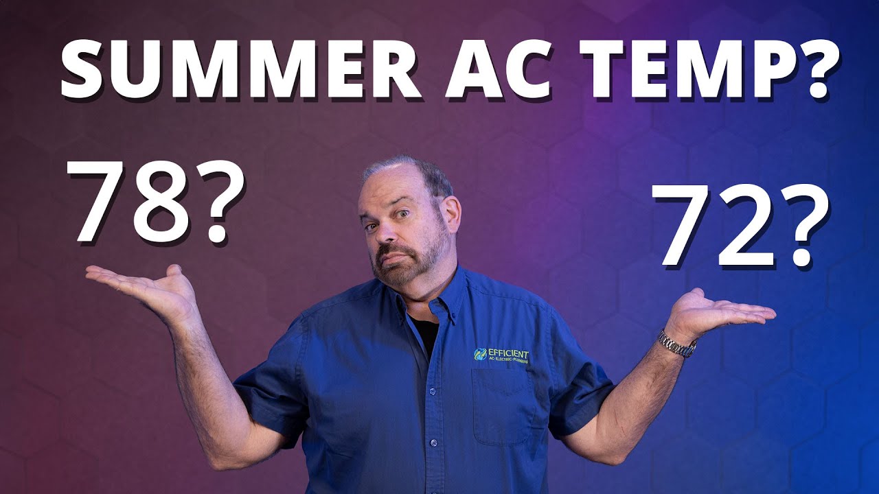 What Is The Best Temperature To Set Your Air Conditioning? - YouTube