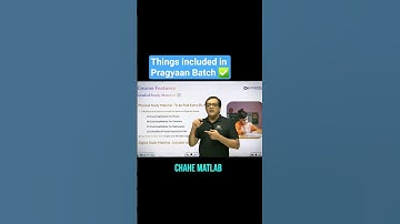 Things included in Pragyaan Batch?🤔 #jee2026 #pragyaan