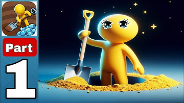Dig World: Deepest Hole - Gameplay Walkthrough Part 1-Ultimate Dig Challenge(Diamond) (iOS, Android)