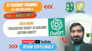 Call with ChatGPT on "The Secret to Building Lasting Habits" Live with Restream, November 11