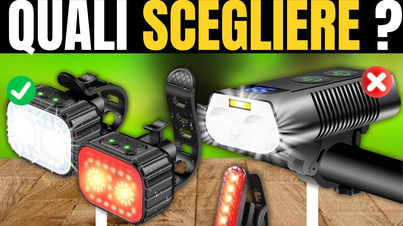 Le Migliori Luci per Bicicletta Qualità-Prezzo del 2026 [NON COMPRARE IL MODELLO SBAGLIATO]