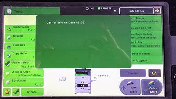 How to Clear H2-02 Error Code on Sharp MX-2610N/MX-3110N/mx-3610n