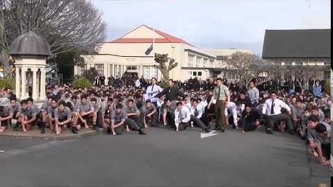 PNBHS Haka for Mr. Dawson Tamatea