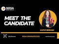 Meet Kathryn Berman l BOSA 2024 Candidates