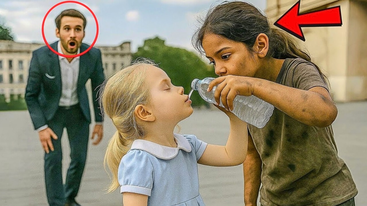 Дочь миллионера была немой... пока бедная девочка не дала ей воду, и случилось невозможное