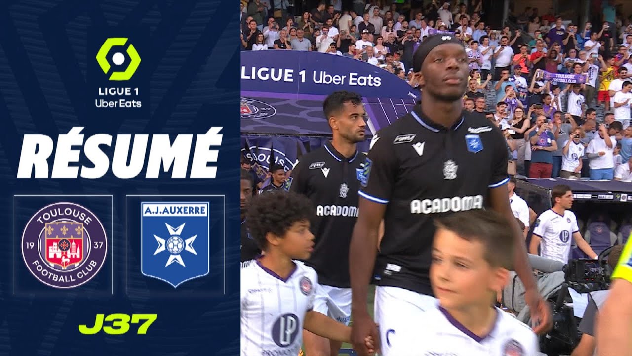 TOULOUSE FC - AJ AUXERRE (1 - 1) - Résumé - (TFC - AJA) / 2022-2023 