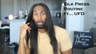 How To Silk Press at Home 2022 silkpress blowout straighthair