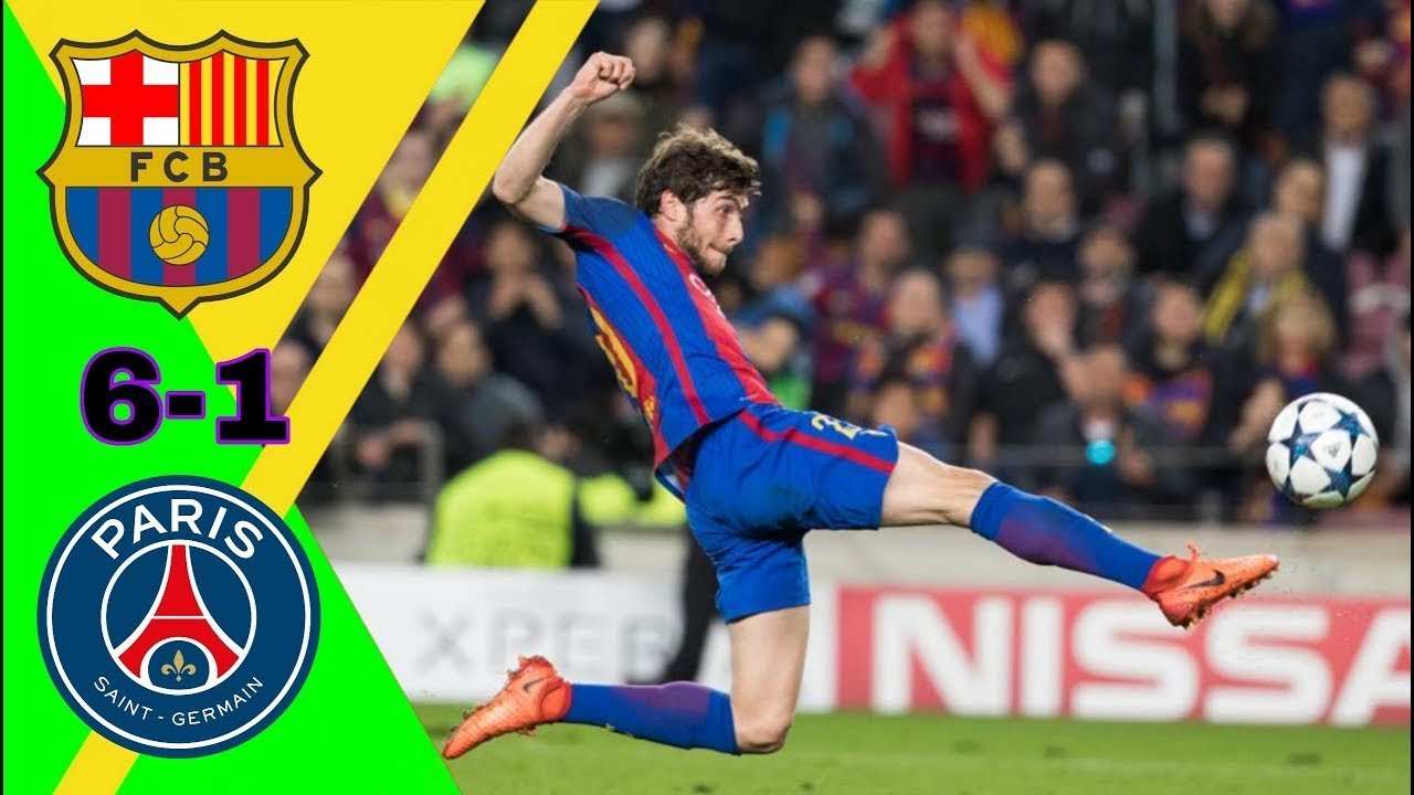 Barcelona vs PSG (61)  Goals & Highlights  REMONTADA  YouTube