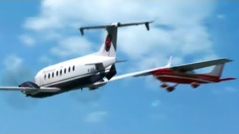 1998 Quiberon Bay Mid-Air Collision - Collision Animation